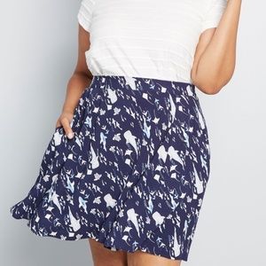 Modcloth "Stay Sassy" Skater Skirt SHARKS